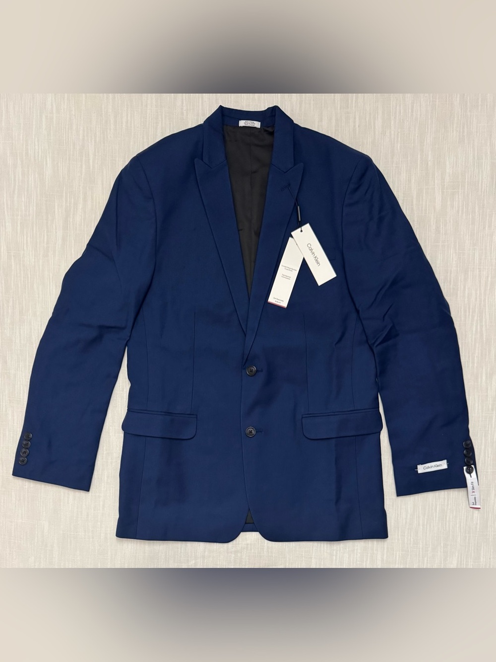 Calvin Klein Big Boys Slim Fit Navy Infinite Stretch Suit Jacket Blazer 20R